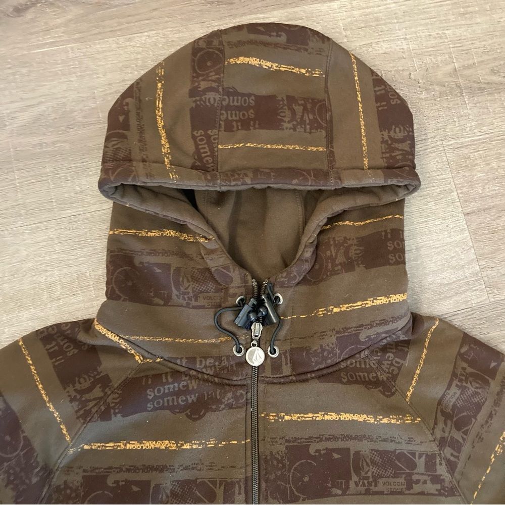 VolcomâStripped Hoodie L EUC - Picture 2 of 10